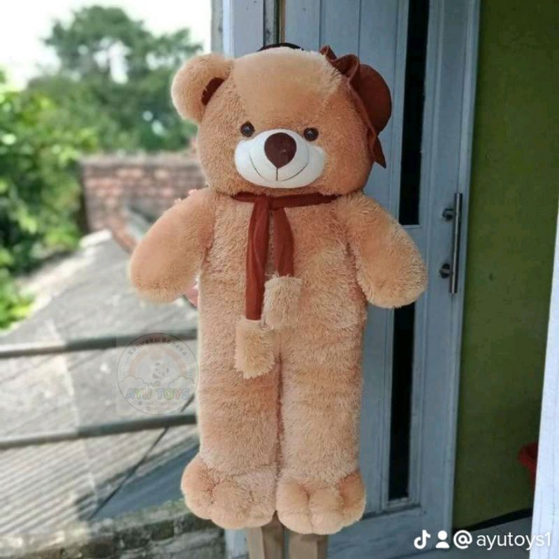 [ COD ]BONEKA BERUANG TEDY BEAR JUMBO UKURAN 1,2 meter
