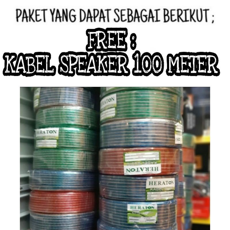 Paket 3R Audio Cafe. restoran. Klinik. Speaker 5 Titik Mic Panggilan Ampli Bluetooth