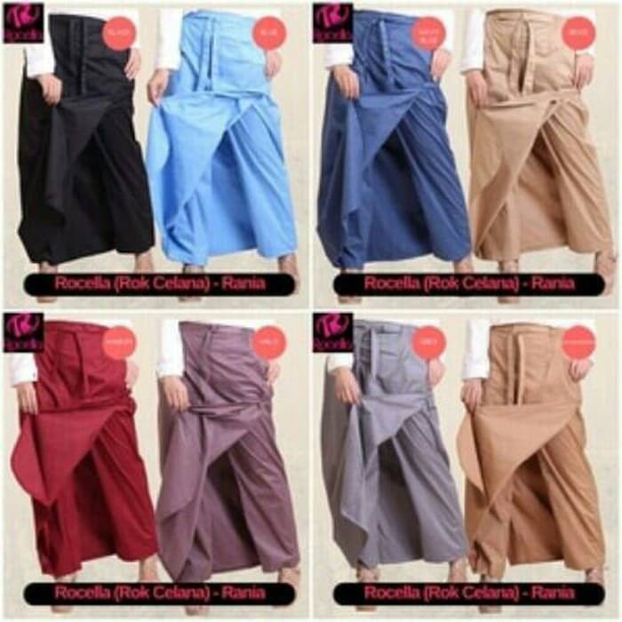 EXLUSIVE Rok celana rania rocella ukuran (S-M &amp;amp; L-XL) MURAH MERIAH
