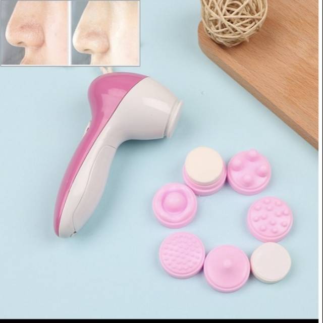 Sikat 5 in 1 Alat Facial Wajah 5 in 1 / Face Beauty Care Massager 5 in 1 best