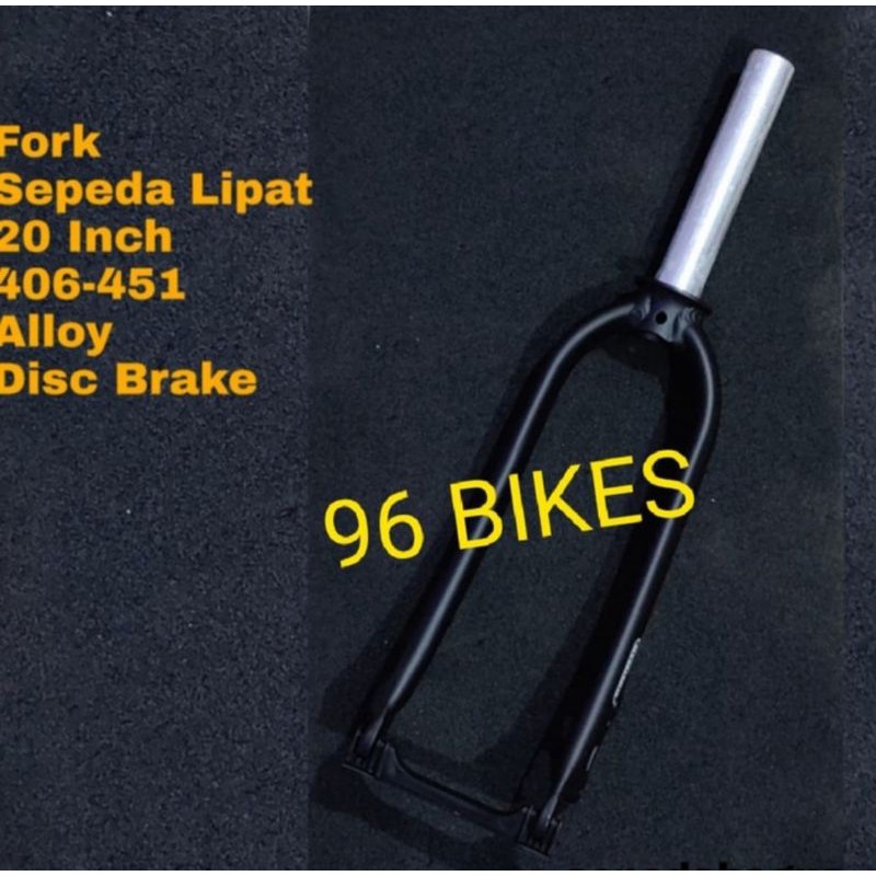 FORK 20 DISC BRAKE OVERSIZE SEPEDA LIPAT