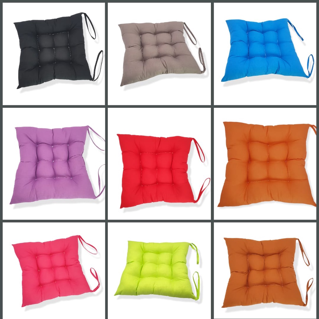 Bantal Alas Duduk Warna/ Bantal Sofa/ Bantal Kursi/ Bantal Lesehan/Bantal Duduk Ibu Hamil/ Bantal Duduk Lantai