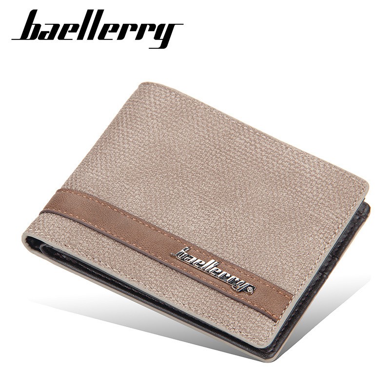 BAELLERRY D1862 Dompet Pria Bahan Kulit PU Leather Premium WATCHKITE WKOS