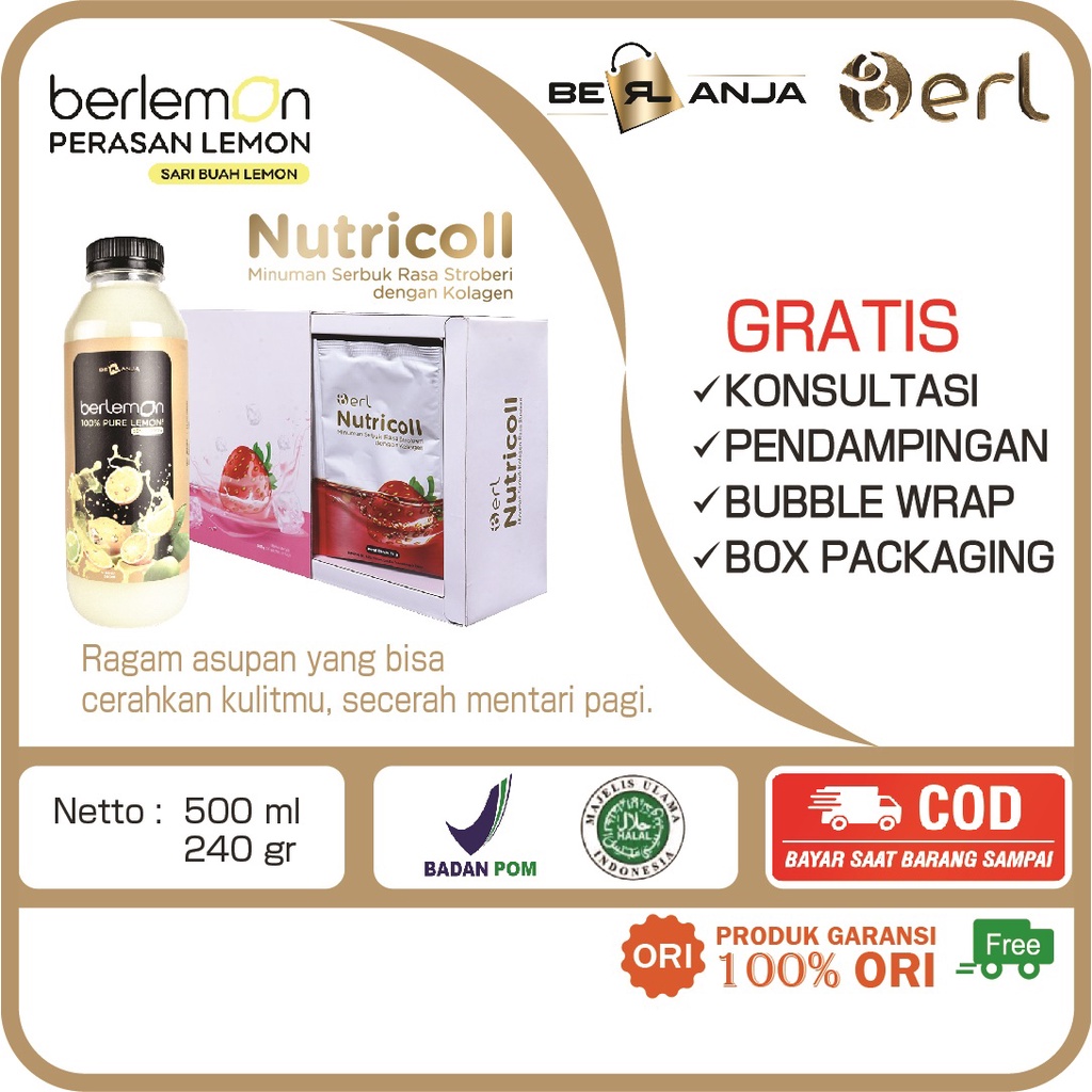 

Suplemen Kulit Sehat Glowing Segar Awet Muda Kenyal Elastis Anti-aging B Healthy
