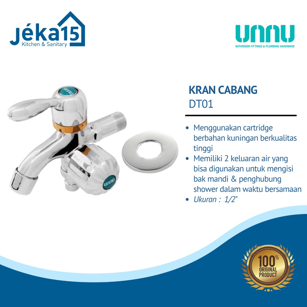 KRAN CABANG STAINLESS UNNU DT01