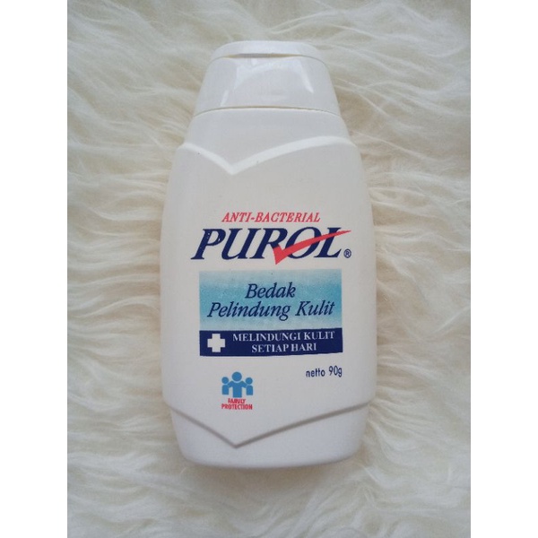 Bedak Purol Biru Anti-Bacterial 90gr