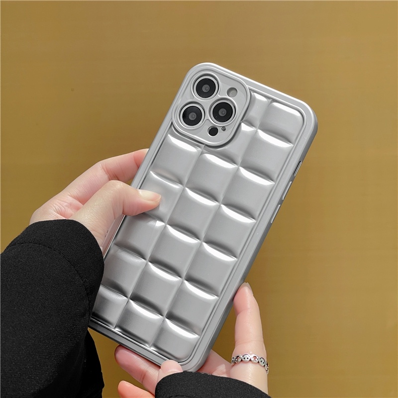 Soft Case Hp Tahan Goncangan Model Simpel Untuk iPhone 14 / 11 / 13 / 12pro / X / XS Max / XR