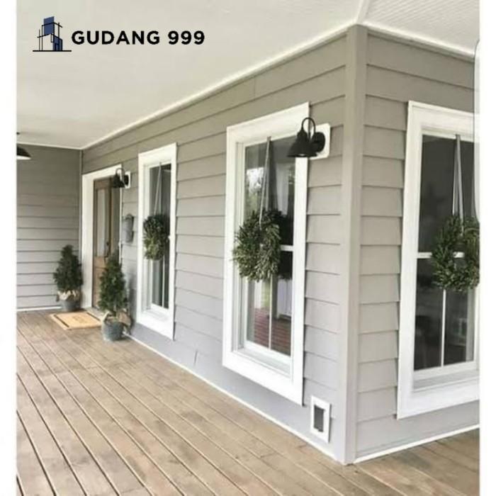 MAHONI PLANK GRC / LISPLANK 30 CM / MOTIF KAYU DATAR / MAHONIPLANK