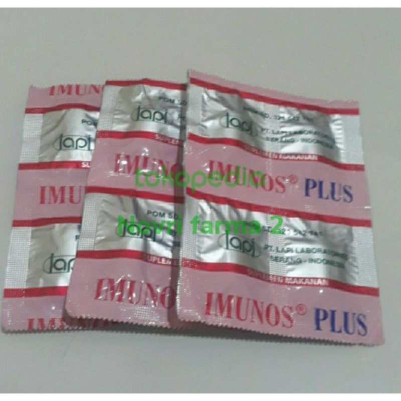 Imunos plus tablet strip isi 4 kaplet