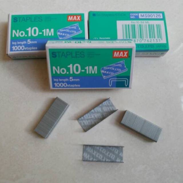 

Isi staples max no.10 satuan
