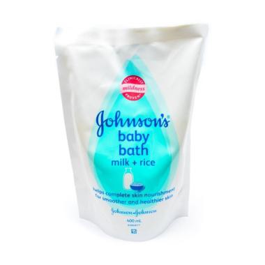 johnsons johnson's Baby Baby Bath Milk + Rice Sabun Mandi 400 ml