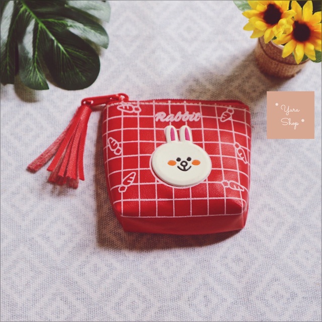 Dompet Koin Motif Kelinci | Rabbit Coin Wallet | Yurashop