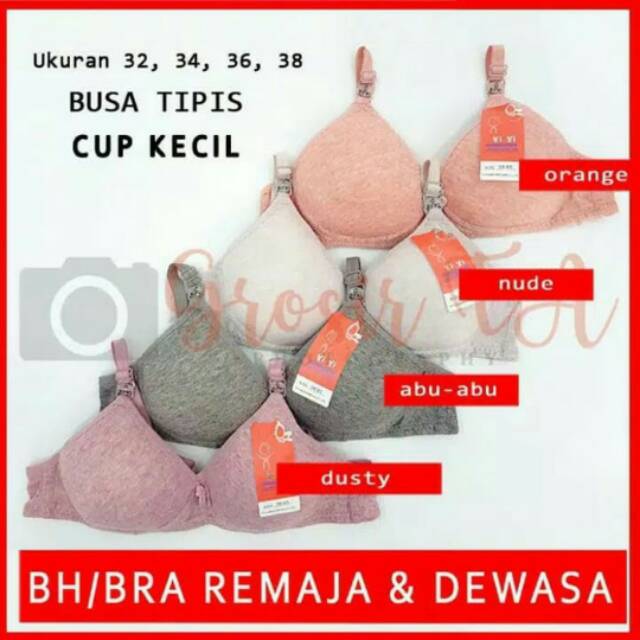 Bh/bra remaja &dewasa busa tipis cup kecil