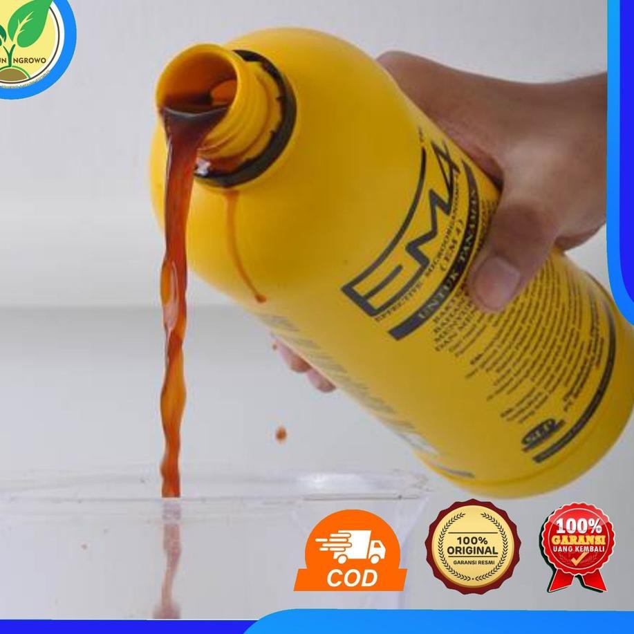 GROSIR  EM4 EM 4 Pertanian 1 Liter Perikanan Peternakan Kompos Ayam Ikan Dekomposer Fermentasi