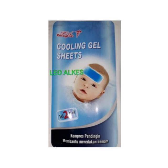 Cooling gel sheets / kompres pendingin / Alat kompres anak