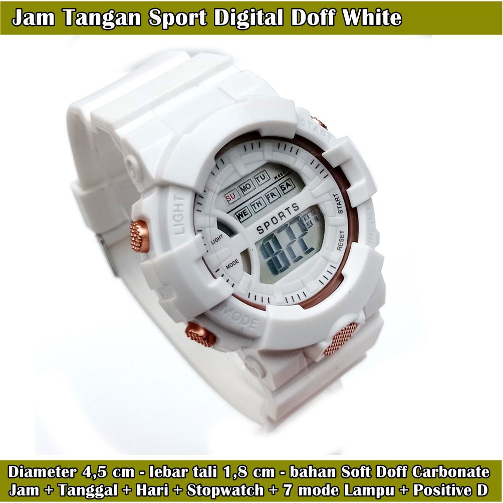 jam tangan wanita Sport digital ocean full set
