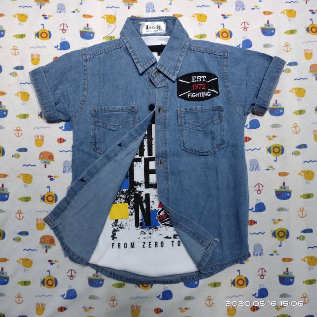 Kemeja anak tanggung