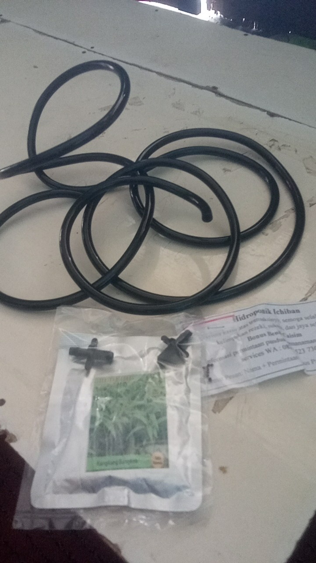 Selang Pe 7 Mm - 1 Meter Irigasi Fertigasi Hidroponik Drip Sistem