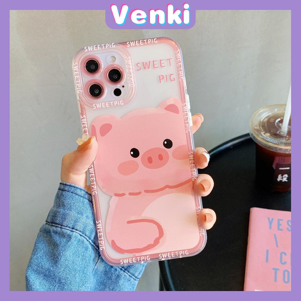 iPhone Case Silicone Soft Case Clear Case Square Edge Angel Eyes Camera Full Coverage Protection Shockproof Pink Yellow Cartoon Cute Style For iPhone 13 Pro Max iPhone 12 Pro Max iPhone 11 Pro Max iPhone 7 Plus iPhone XR XS MAX Max Pro 12 X/XS XR 11 pro