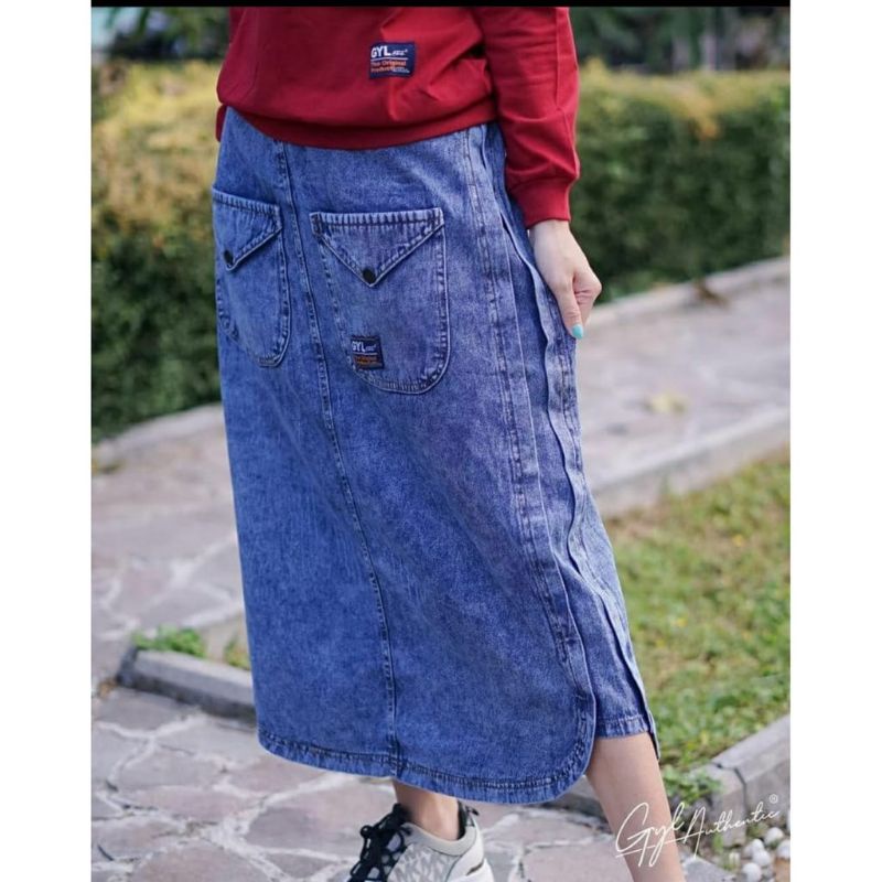 ROK JEANS OVAL / ROK JEANS 7/9 TERMURAH