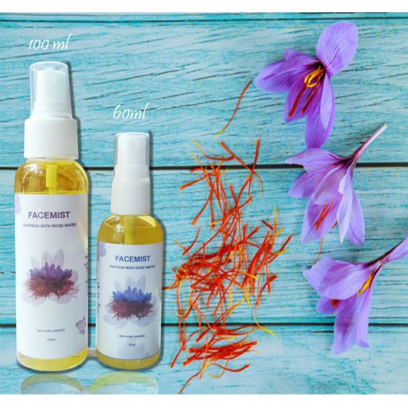 Facemist saffron super negin with rose water