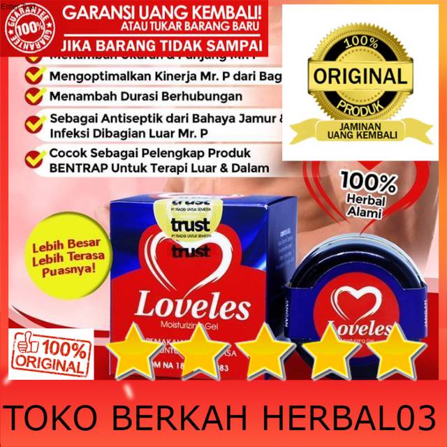 100% ASLI Loveles - Loveless Moisturizing Gel Asli Original 100%