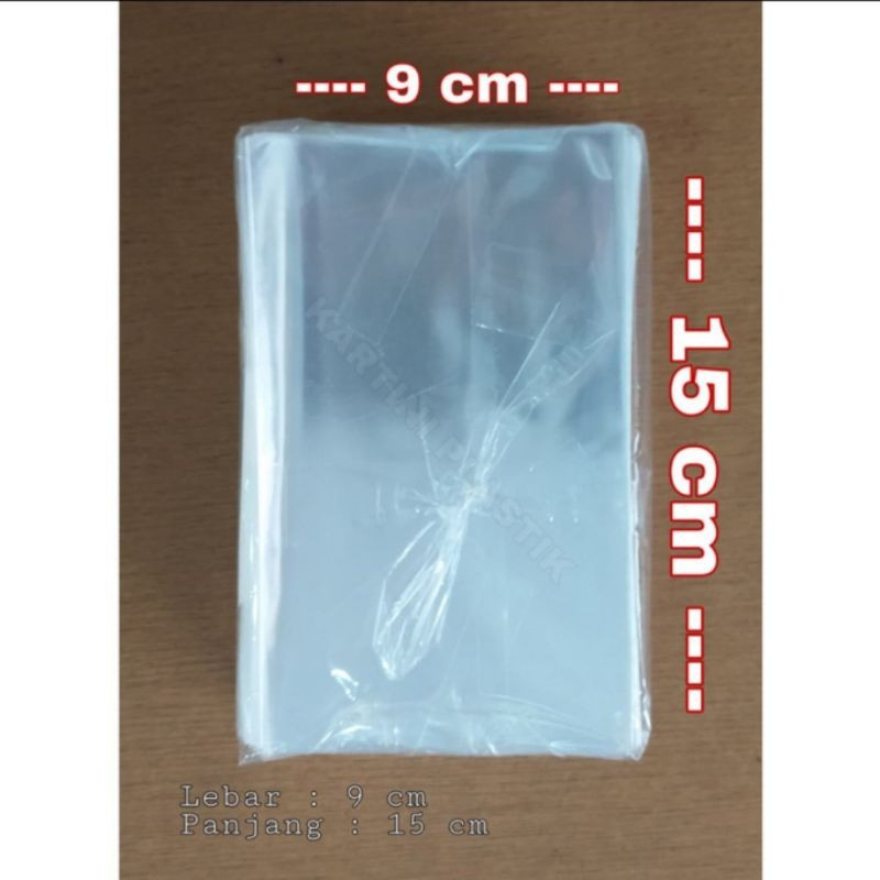 

Plastik OPP Tanpa Lem Ukuran 9x15