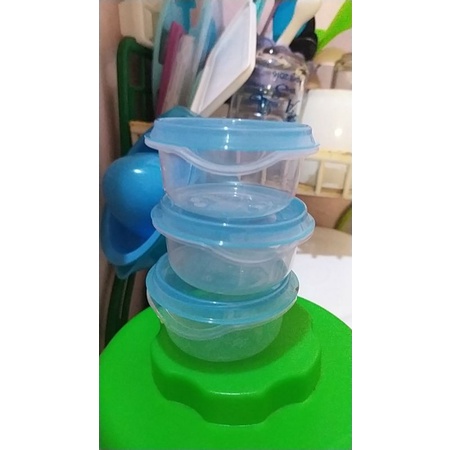 Baby food Container wadah tempat penyimpanan mpasi bayi isi 3pcs ukuran 70ml