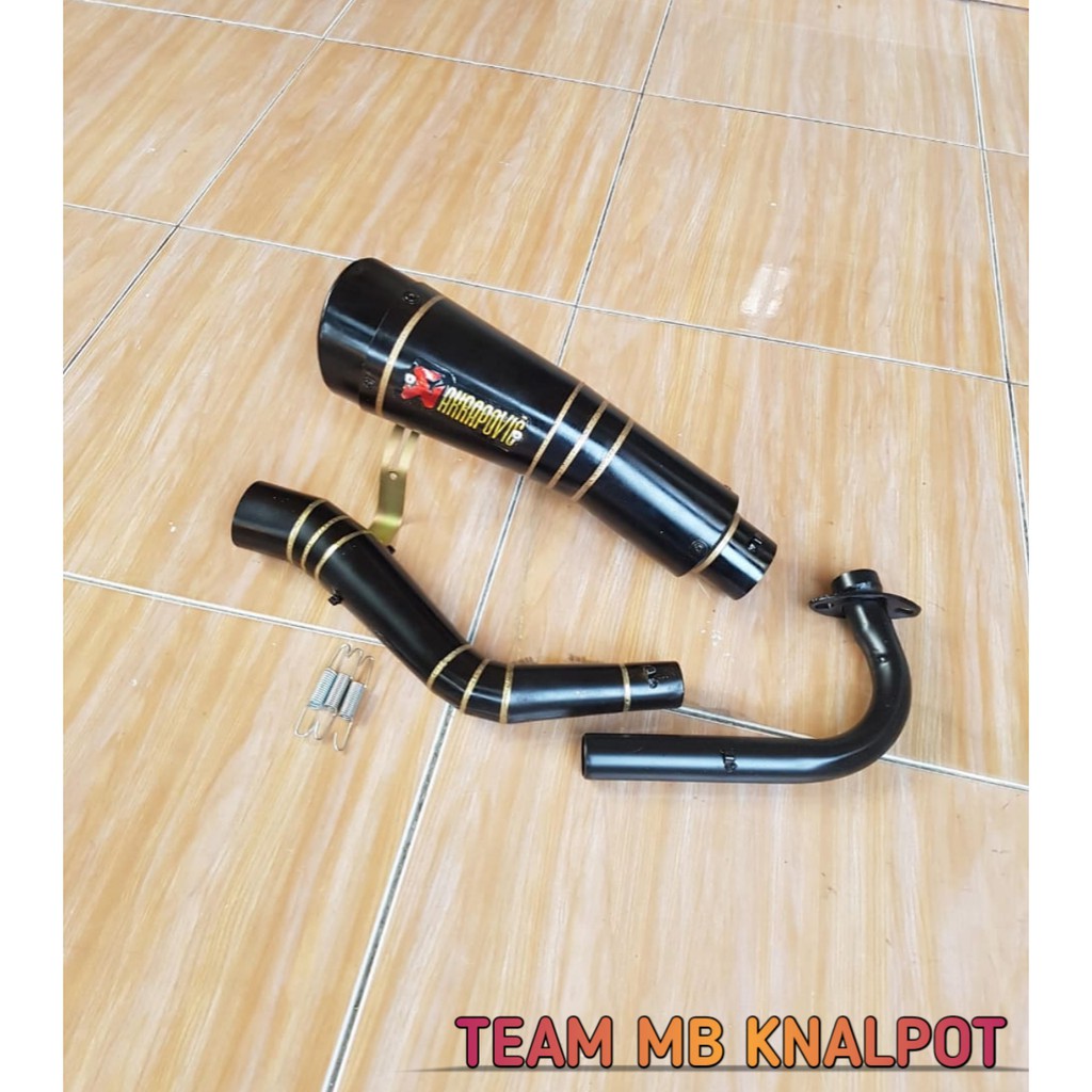 KNALPOT MIO SPORTI - MIO SOUL CARBO R9 H2 AKRAPOVIC BLACK