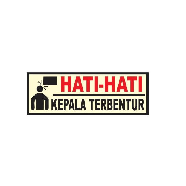 

stiker sign hati hati kepala terbentur zero57 Ayo Beli