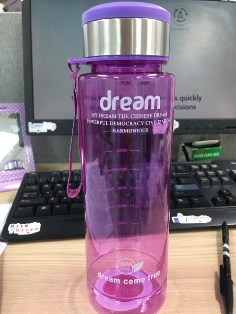 Botol Minum My Dream 1000ml Bottle Minum Sport 1 Liter Botol Air Minuman Anak Unik Tumbler Tempat