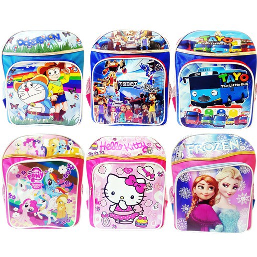 TAS ANAK - New Tas Ransel Punggung Sekolah Anak PAUD PLAYGROUP TK Cewek Cowok