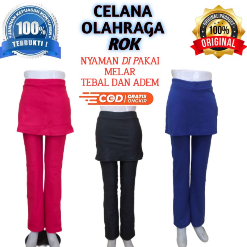 celana senam rok / celana rok olahraga wanita / celana aerobik / celana senam rok wanita / celana pa