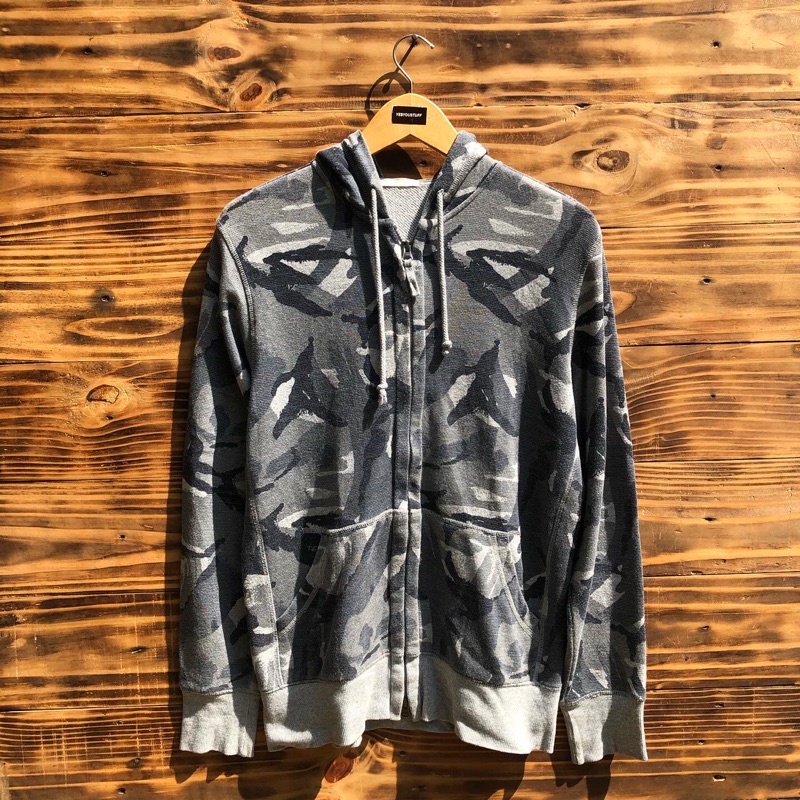 ZipHoodie GU Uniqlo Camo HD-020 Second Original