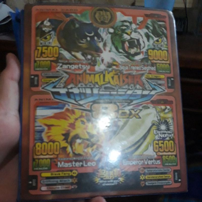 Album Animal Kaiser Evo.7(96 slot) Sudah Dilengkapi Dengan Kartu