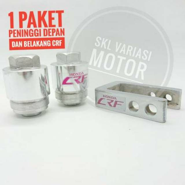 Peninggi Shock Depan Dan Belakang Honda Crf