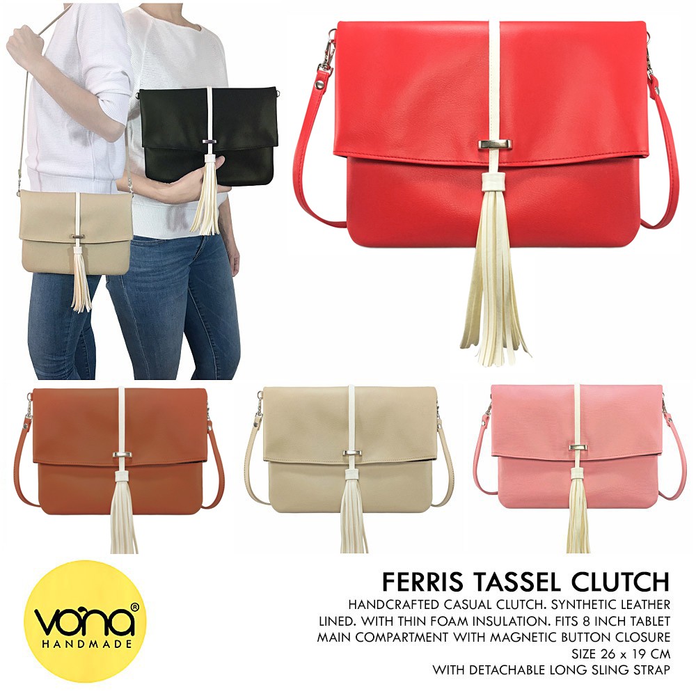  Tas  Selempang  Sling Bag Rumbai Tassel Slempang Wanita  