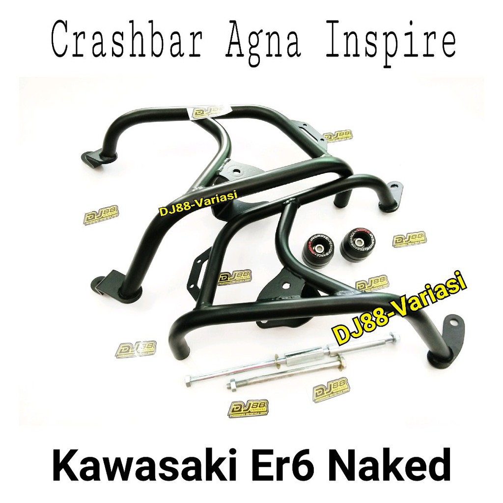 crashbar agna er6n pelindung mesin body motor agna inspire er6n