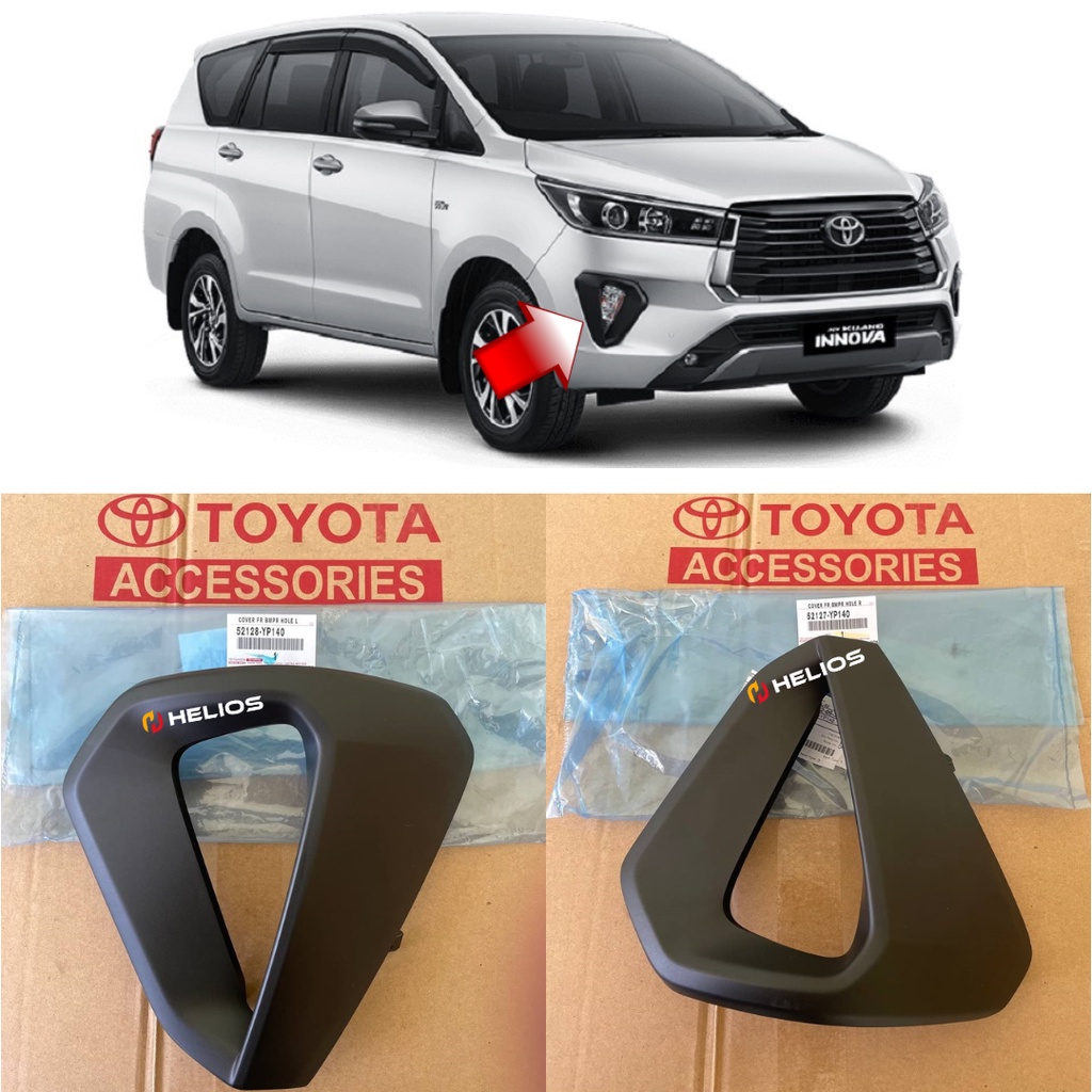 Cover Sein Bumper Innova Reborn Facelift G / V / Venturer 2021++ Black