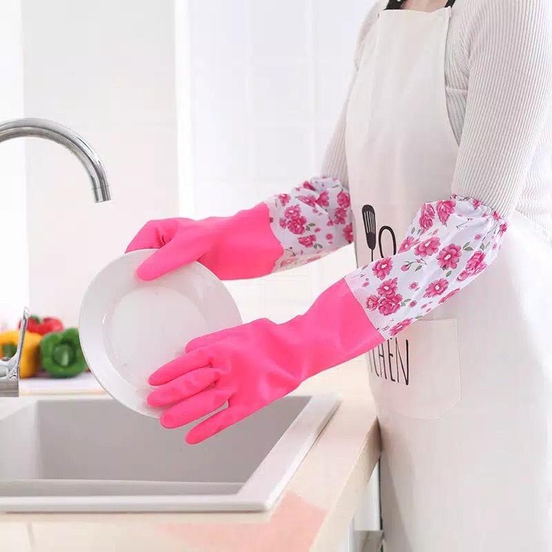 Sarung tangan cuci piring  panjang