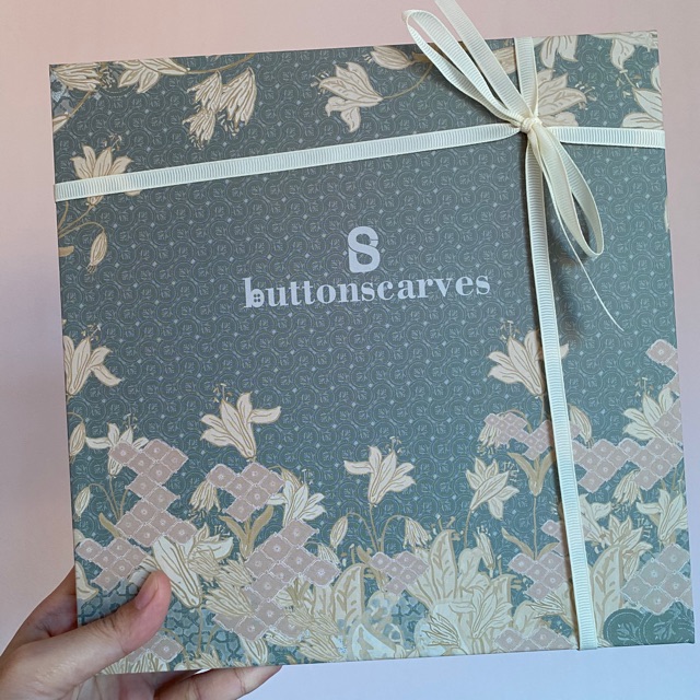 Buttonscarves - Maharani Series - Blue