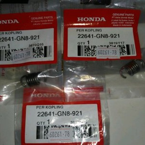 ORIGINAL AHM PER KAMPAS KOPLING GANDA SET HONDA GRAND LEGENDA SUPRA X 100 PRIMA ISI 3 PCS