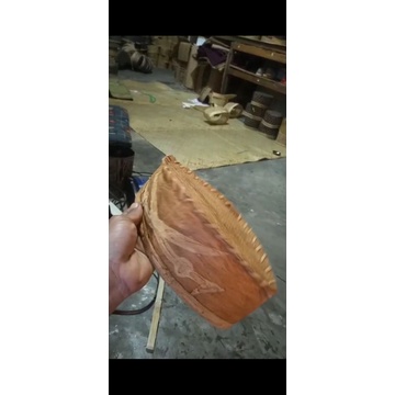 peci kulit kayu honai bahan tebal