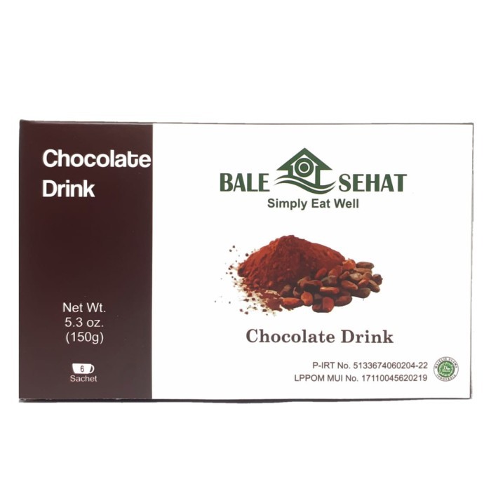 

Bale Sehat - Chocolate Drink - 150gr