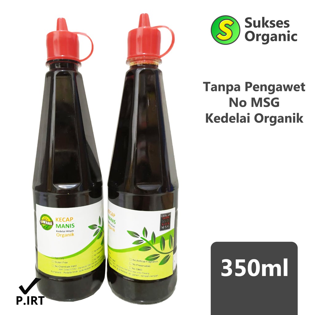 

Kecap Manis Kedelai Hitam Organik | Towang | 350ml