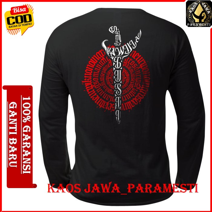 KAOS BUDAYA JAWA PRIA KERIS BAJU KAOS WAYANG AKSARA JAWA CULTURE  KEJAWEN PRIA WANITA KATA  KATA BIJ