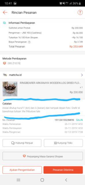 Ringbearer Arkanaya Wooden Log Dried Flowers Rustic Ringbox