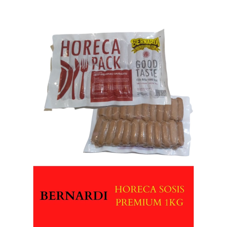 

BERNARDI HORECA SOSIS PREMIUM 1KG