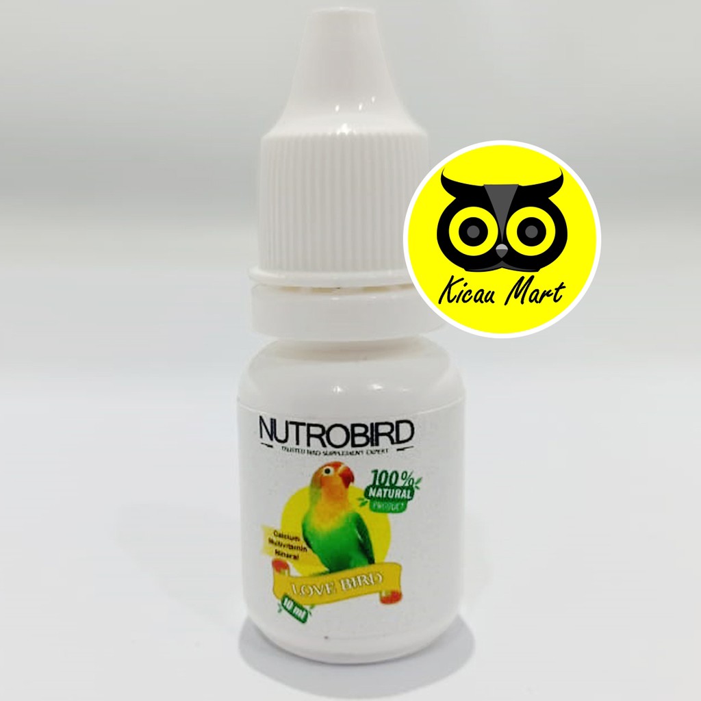 NUTROBIRD LOVEBIRD VITAMIN OBAT PENGGACOR BURUNG LOVEBIRD NGEKEK KONSLET MONCER GO LOVE BIRD LB NOLB