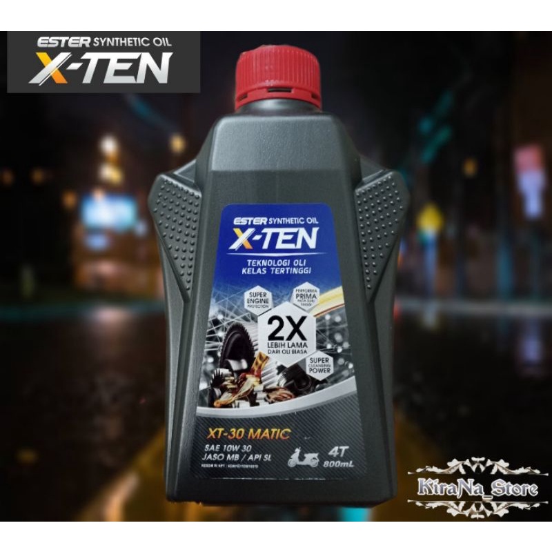 Oli X-TEN 10W-30 800 ml Matic 4T Ester Synthetic